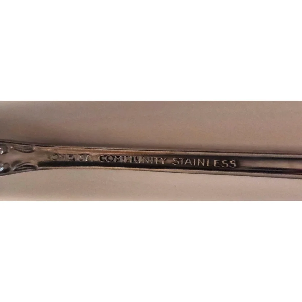 Lot Of 8 Oneida Community CHATELAINE Stainless Cocktail/Seafood Forks Flatware